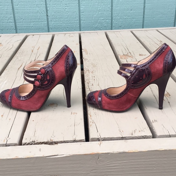 Red purple Mary Jane Pour La Victoire 8.5 - Picture 5 of 14